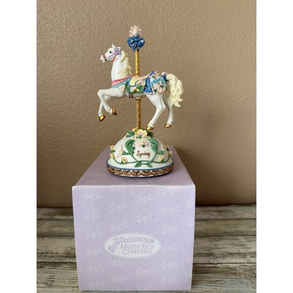 San Francisco Music Box Company Other - San Francisco Music Box Spring Horse Carousel Plays Younger Than Springtime NIB